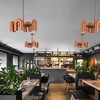 Миниатюра фото подвесная светодиодная люстра inodesign fanny orange 4 40.6055 | 220svet.ru